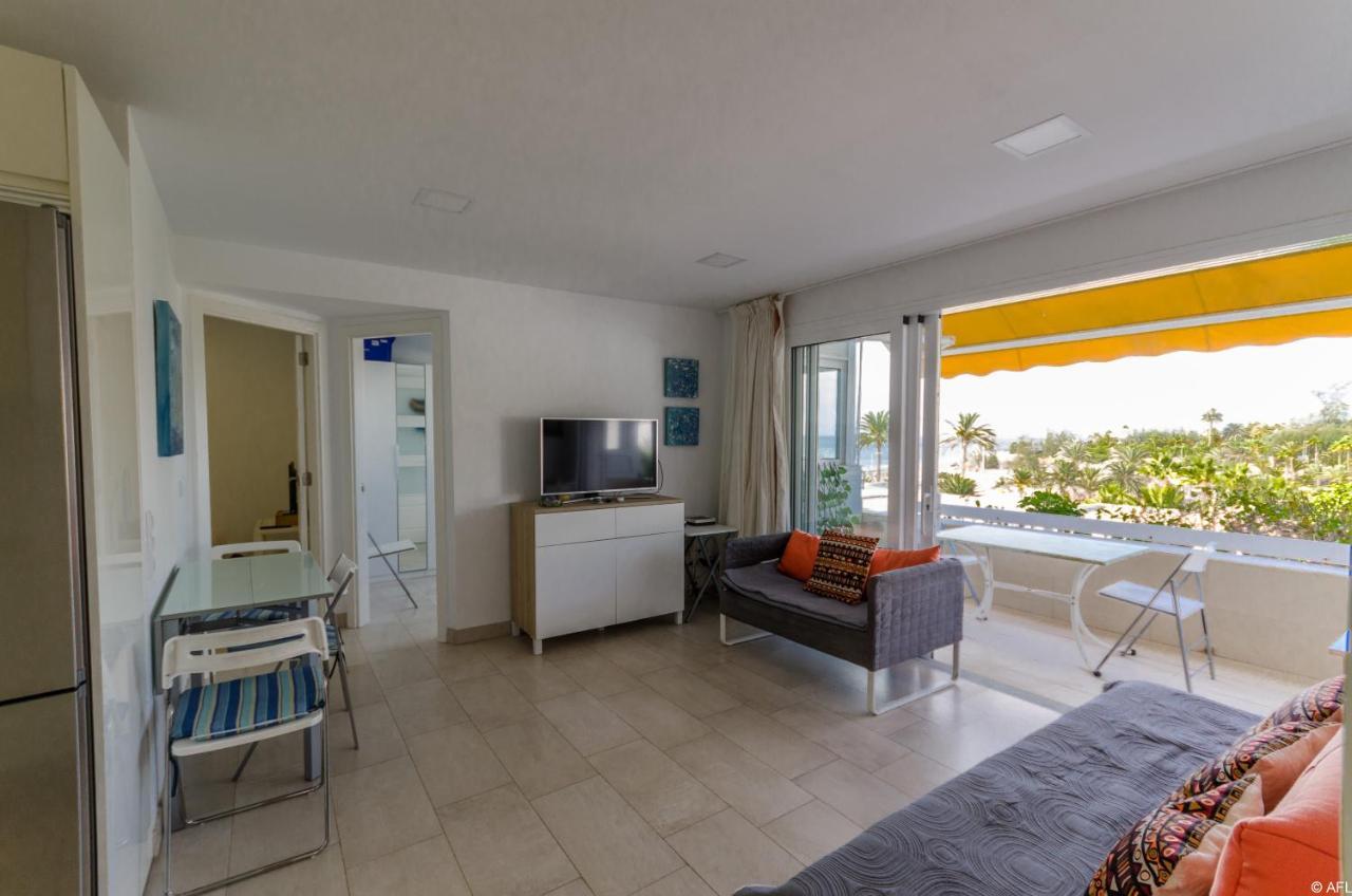 Holiday Apartment With Direct Sea Promenade Access 马斯帕洛马斯 外观 照片